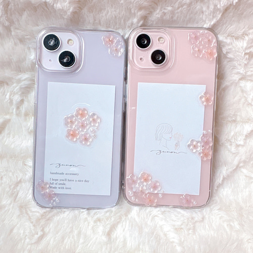 NEW YN-28,【桜】,iPhoneケース 全機種対応 iPhone13 iPhone14, iPhone