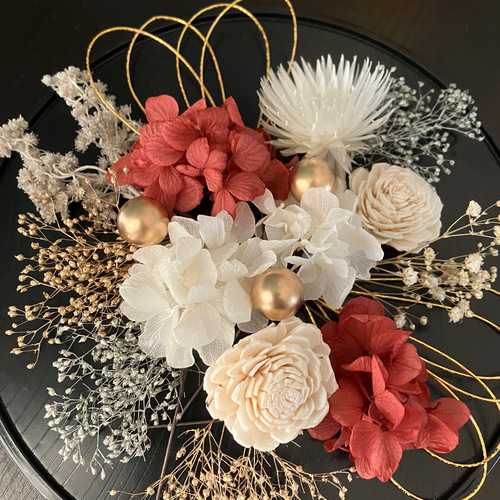 髪飾り ドライフラワー 成人式 七五三 結婚式 卒業式 ヘアピン ピロコ