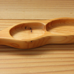 箸置きケース 『そらまめ』豆形 ミニサイズ5個用　イチイの木 4枚目の画像