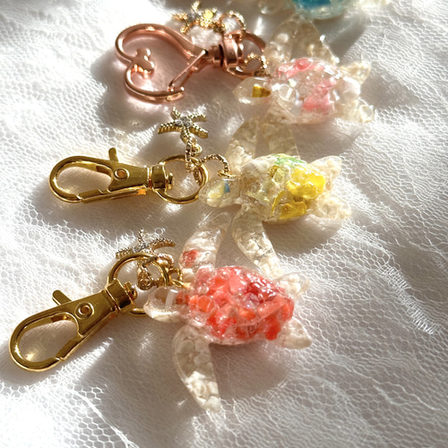 カラー選択】ウミガメのきもちキーホルダー その他アクセサリー