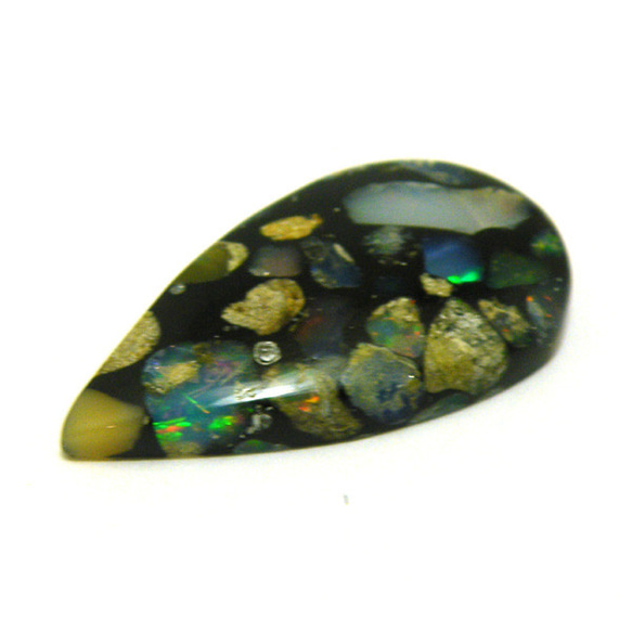 天然石　モハベ オパール(Mojave Opal)　ルース（カボション）　st-st-543 2枚目の画像