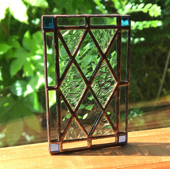 mosaik verglasung/ステンドグラス/インヤン/16cm/ドイツ製 mosaik verglasung/ステンドグラス/インヤン/16cm/ドイツ製 工芸品