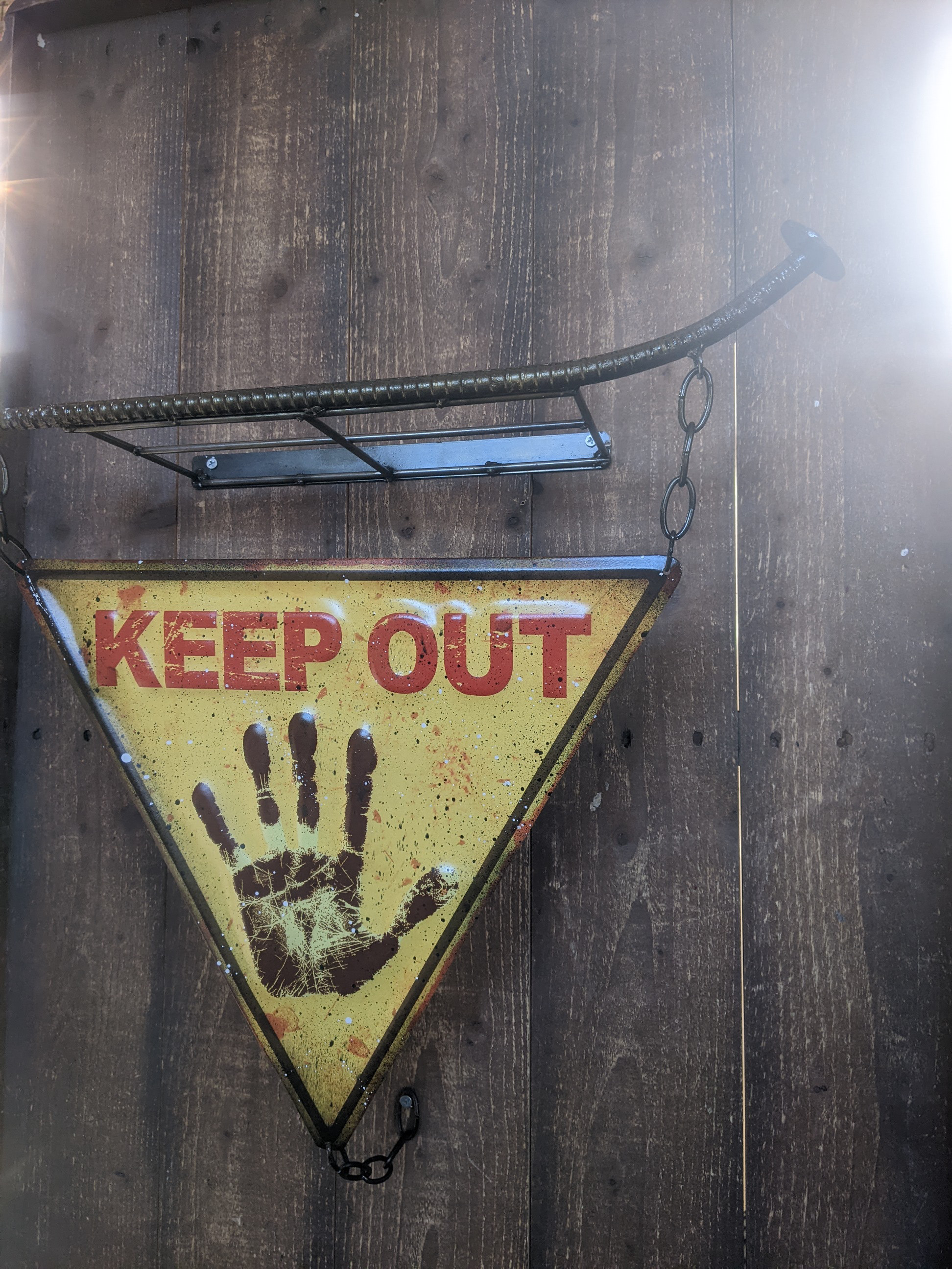 インダストリアル 立入禁止 看板 防犯グッズ 壁掛け看板 インダストリアル 立入禁止 看板 防犯グッズ 壁掛け看板