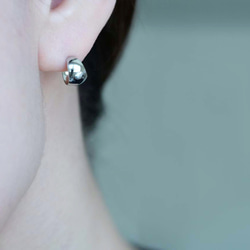 ツツミ pt900フープピアス 直径10mm