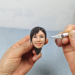 ケーキトッパー オーダーメイド 似顔絵プレゼント フィギュア人形ぬいぐるみ 上司社長友達 昇進退職還暦祝い記念日誕生日 2枚目の画像