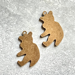 金屬飾物泰迪熊（熊）2 件｜Deadstock（未使用的複古/古董） 第2張的照片