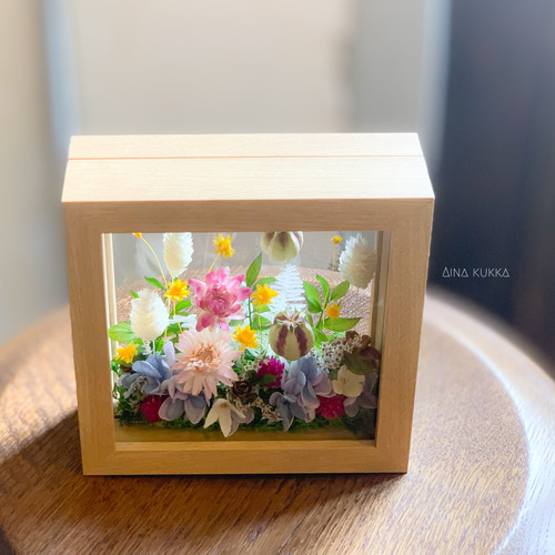 送料無料》[ガラスフレームアレンジ]アーリーサマーガーデン