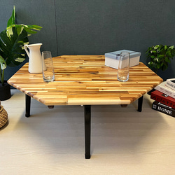 こたつウォールナット皮付き120折りたたみ脚日本製・ヒーター付き