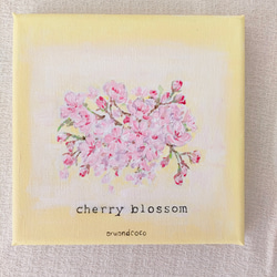 cherry　blossom　キャンバス画　原画 1枚目の画像