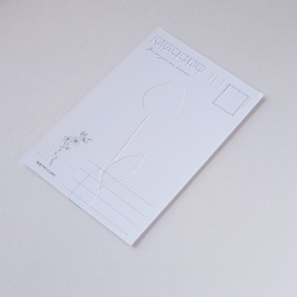 レトロな韓国ポストカード(フラワー⑤)5枚セット　韓国文具　韓国雑貨　韓国文房具　手帳　コラージュ　北欧　ポストカード 6枚目の画像