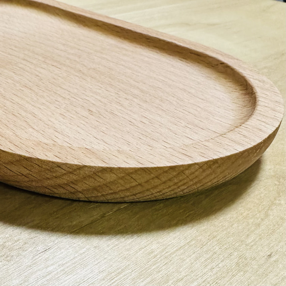 ブナの木☆thank you刻印キャッシュトレー 4枚目の画像