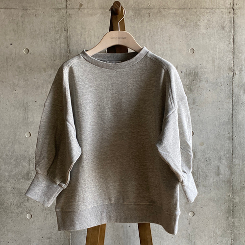 日本製】ガーゼ裏毛7分袖トレーナー スウェット・トレーナー  