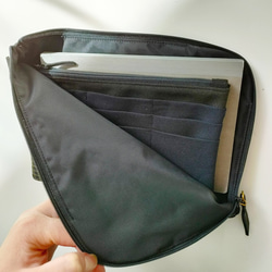 【クラッチポーチ #028】母子手帳や通帳・お薬手帳・パスポート・通院用にも 4枚目の画像