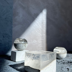 札幌軟石粉のジェルキャンドル　⬜︎ 3枚目の画像