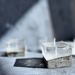 札幌軟石粉のジェルキャンドル　⬜︎ 6枚目の画像