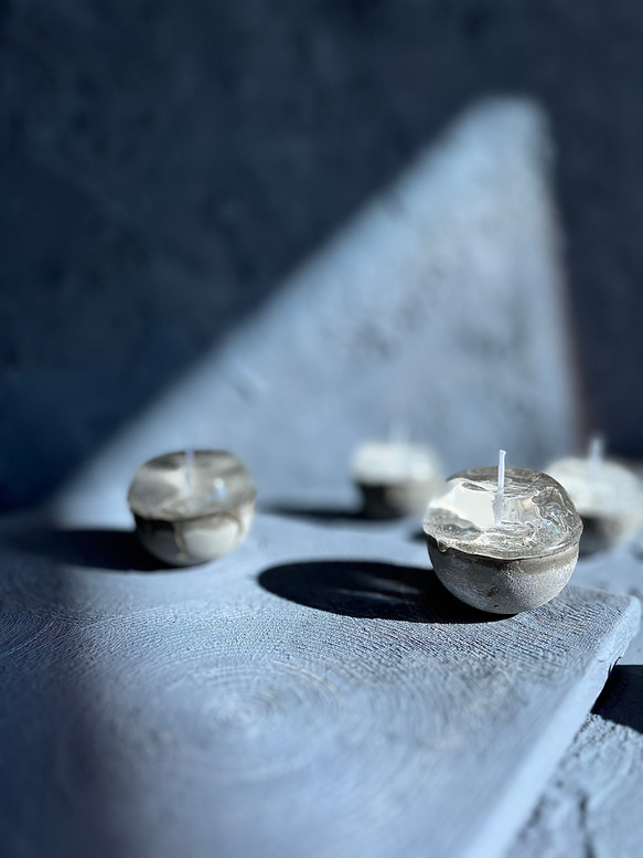 札幌軟石粉のジェルキャンドル　◯ 10枚目の画像