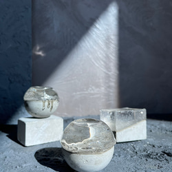札幌軟石粉のジェルキャンドル　◯ 4枚目の画像