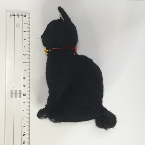 羊毛フェルト 黒猫 羊毛フェルト めぐめぐ 通販 15627271