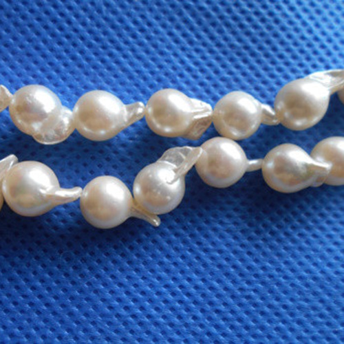 アコヤ真珠バロック1連 パール 淡水真珠連売りパーツ 通販 15627445