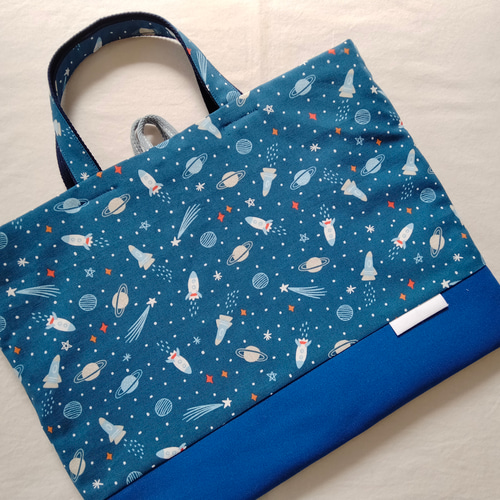 ブルー/宇宙/ロケット/デコレクションズ/ 男の子/キルティング