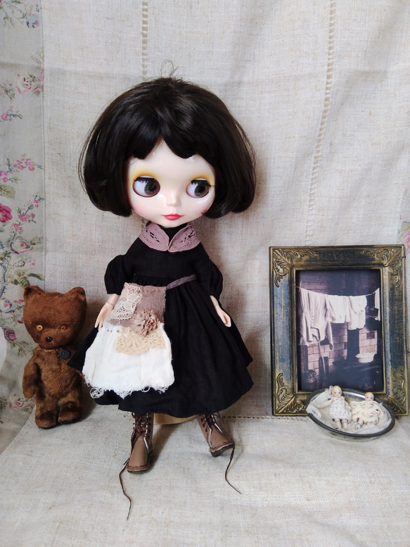 SOLD ♡ブライス アウトフィット ワンピース エプロン セット