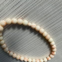 【令和五年春のお彼岸特別企画】珊瑚数珠　正絹　からしカラー　片手略式タイプ・多種宗派対応可 11枚目の画像