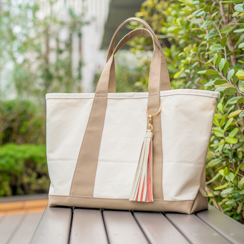 専用です！【未使用】タッセルアクセントメッシュトートバッグ　　　　　ヤマダヤ セール】フェンネル FENNEL PECHINCHAR タッセルアクセント
