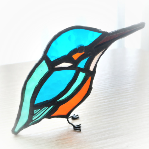 たかお君　ステンドグラス　カワセミ　ルリビタキ　野鳥　バードウォッチング Amazon.co.jp: ステンドグラス カワセミ ルリビタキ 野鳥 バード