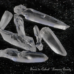 天然石6～7本セットレムリアンシード(セラ・ド・カブラル産)合計約9g 水晶ポイント[lem-230320-01] 1枚目の画像