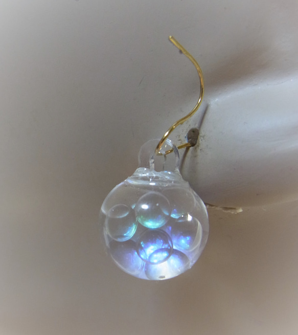 ガラスドーム チャーム シャボン玉 チャーム フィンヌ 通販｜Creema(クリーマ) 15628084