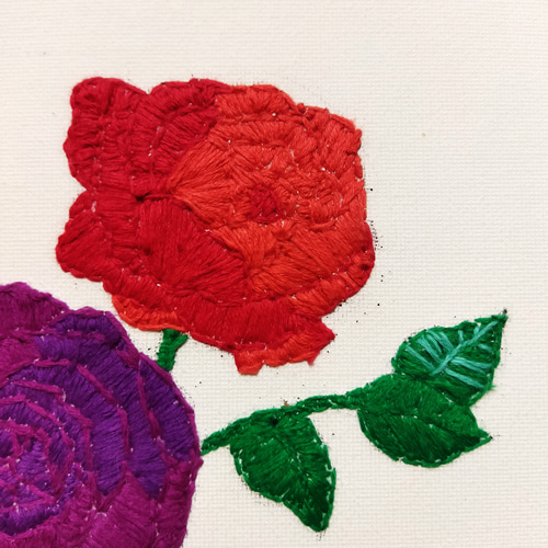 高感度ショップで2023年売れたブランド キャンバス刺繍 薔薇と十字架 タペストリー・壁掛け ロレッタ ジャケット・アウター