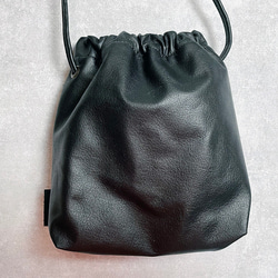 ▼KURO/豐滿可愛抽繩手拿包春單調/智能手機單肩/智能手機手拿包(BP230317) 第8張的照片