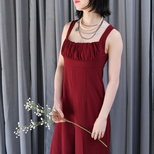 Romantic Driver オールインワン/ジャンプスーツ/赤ワンピース