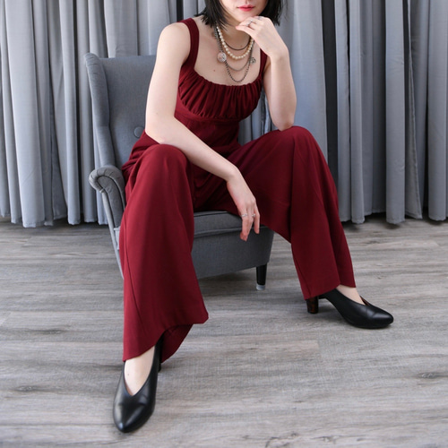 Romantic Driver オールインワン/ジャンプスーツ/赤ワンピース