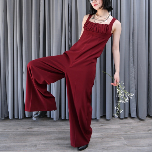 Romantic Driver オールインワン/ジャンプスーツ/赤ワンピース