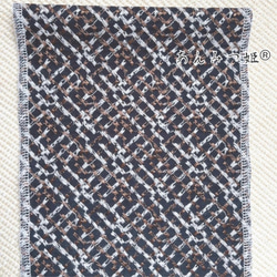 綿の刺繍半衿 雨上がりの石畳 8枚目の画像