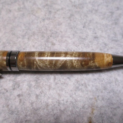 楓(カエデ)瘤　ブドウ杢　ガラスコート仕上げ　回転式ヨーロピアンボールペン　　　 7枚目の画像