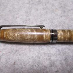 楓(カエデ)瘤　ブドウ杢　ガラスコート仕上げ　回転式ヨーロピアンボールペン　　　 9枚目の画像
