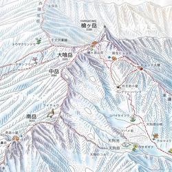 槍穂高鳥瞰マップ 3枚目の画像