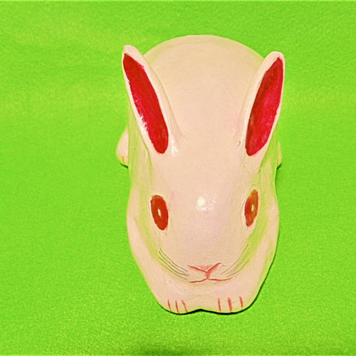 vintage animal ୨୧ 立ち姿の 可愛い ウサちゃん vintage figure ୨୧