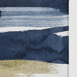 アートポスター【 nijimi01 】北欧アートでお部屋の模様替え  紺  抽象画 アブストラクト 10枚目の画像