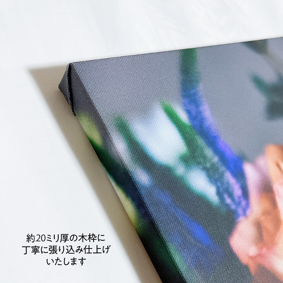 アートポスター【 nijimi01 】北欧アートでお部屋の模様替え  紺  抽象画 アブストラクト 12枚目の画像