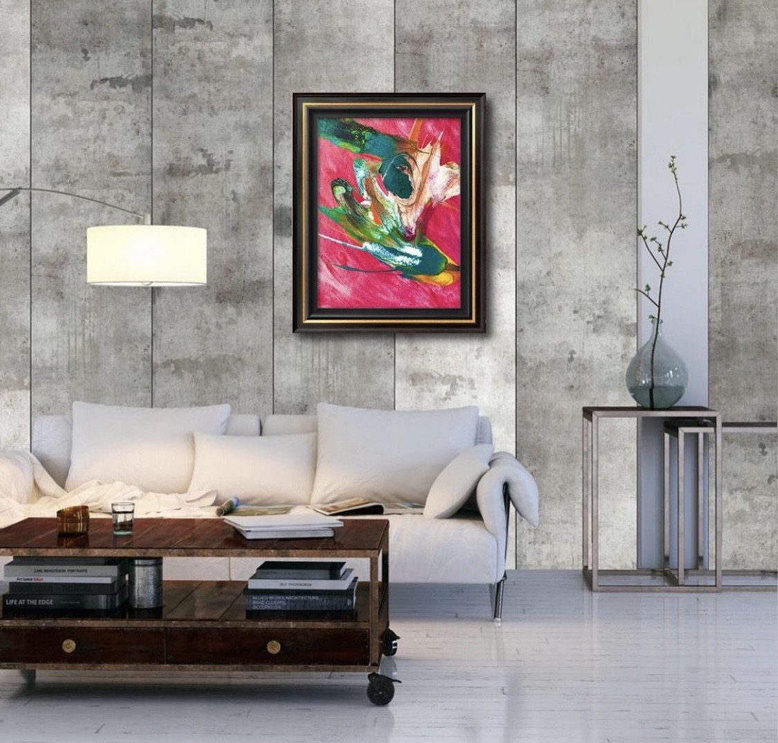 抽象画　原画　テクスチャーアート　アクリル画　現代アート　モダンアート　オーロラ 原画 現代アート 抽象画 北欧アート モダンアート アート インテリア