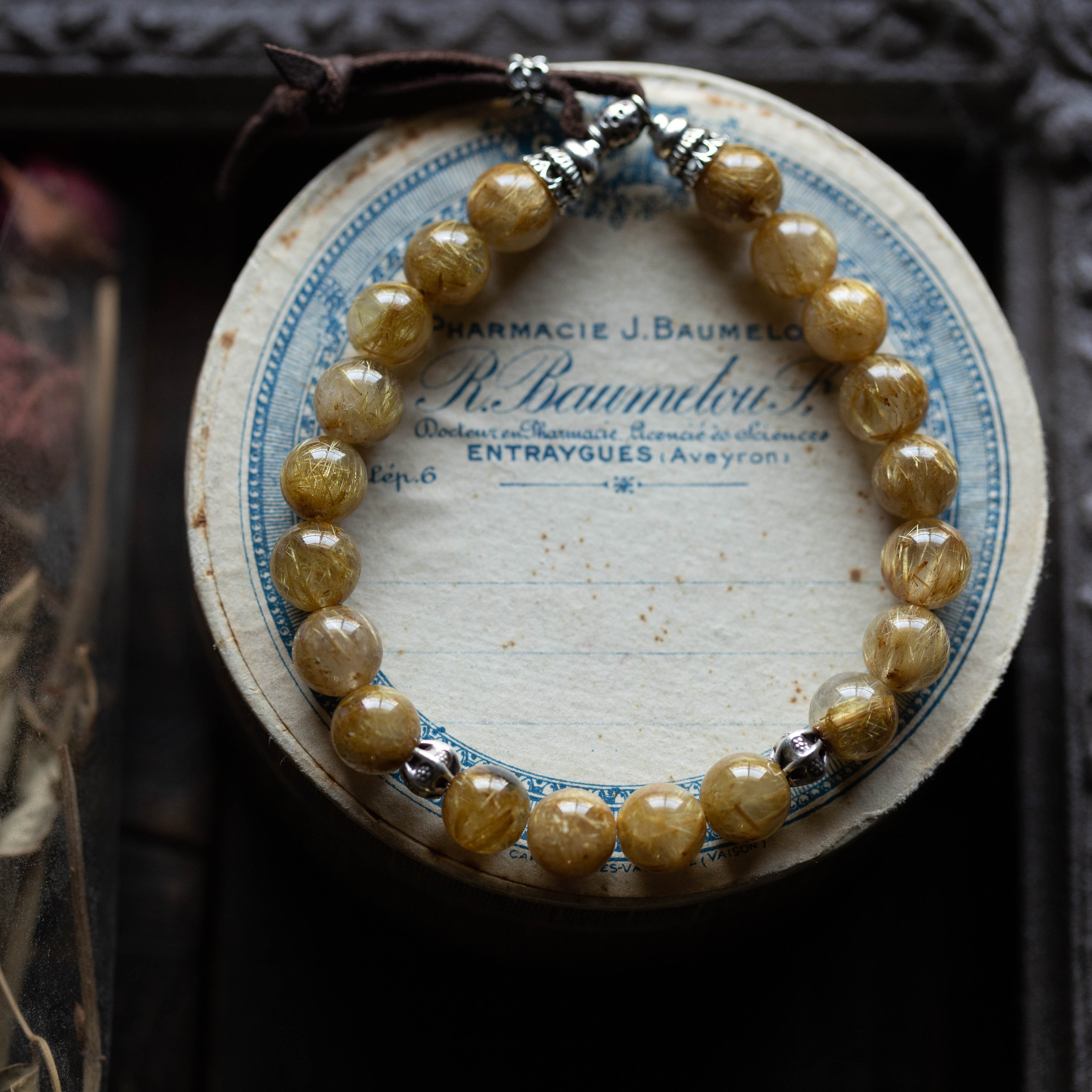 ＊unisex rutile quartz＆karennsilverブレスレット 16,920円