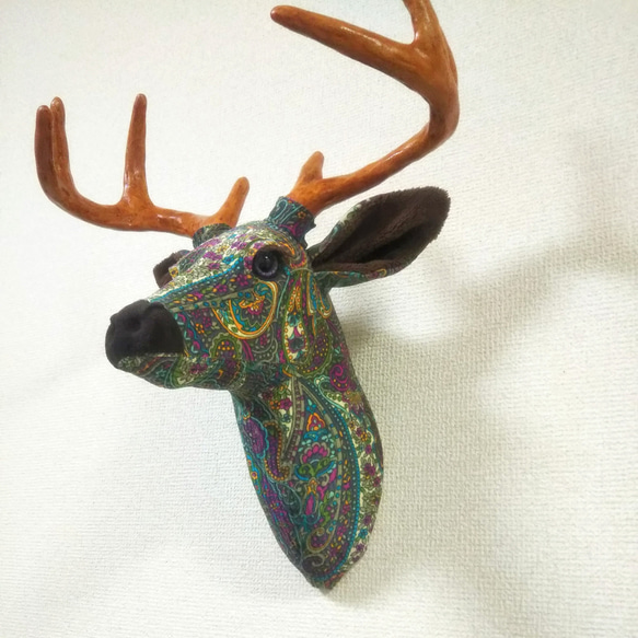 アニマルトロフィー ディアS／ニットペイズリー ディアS／ニットペイズリー