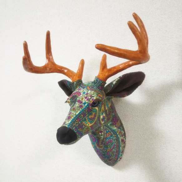 アニマルトロフィー ディアS／ニットペイズリー ディアS／ニットペイズリー