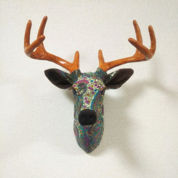 アニマルトロフィー ディアS／ニットペイズリー ディアS／ニットペイズリー