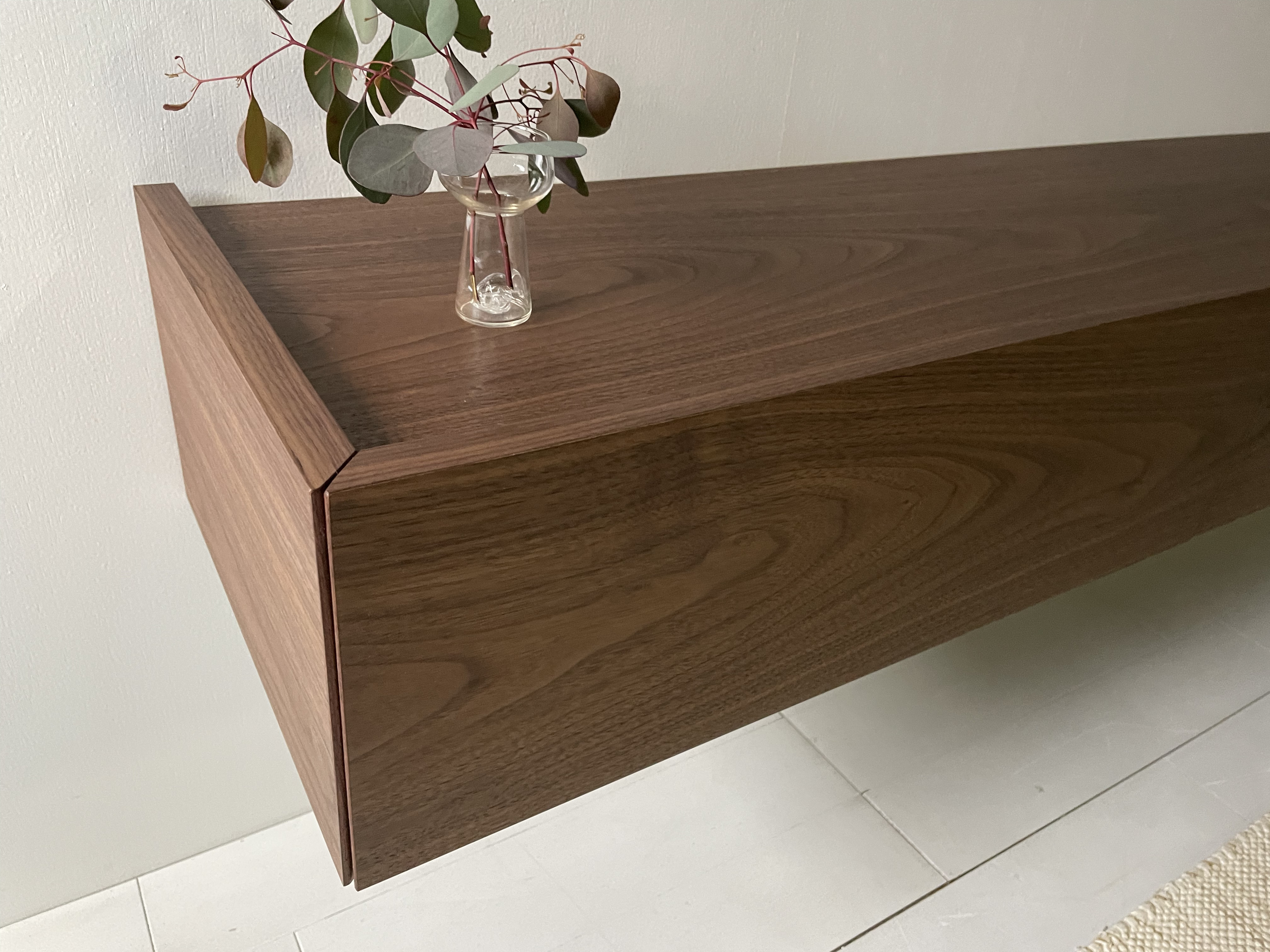 壁掛け　180フロートテレビボード　天然木　オイル仕上げ　オーク　ウォールナット　ブラックチェリー TVボード 44,850円