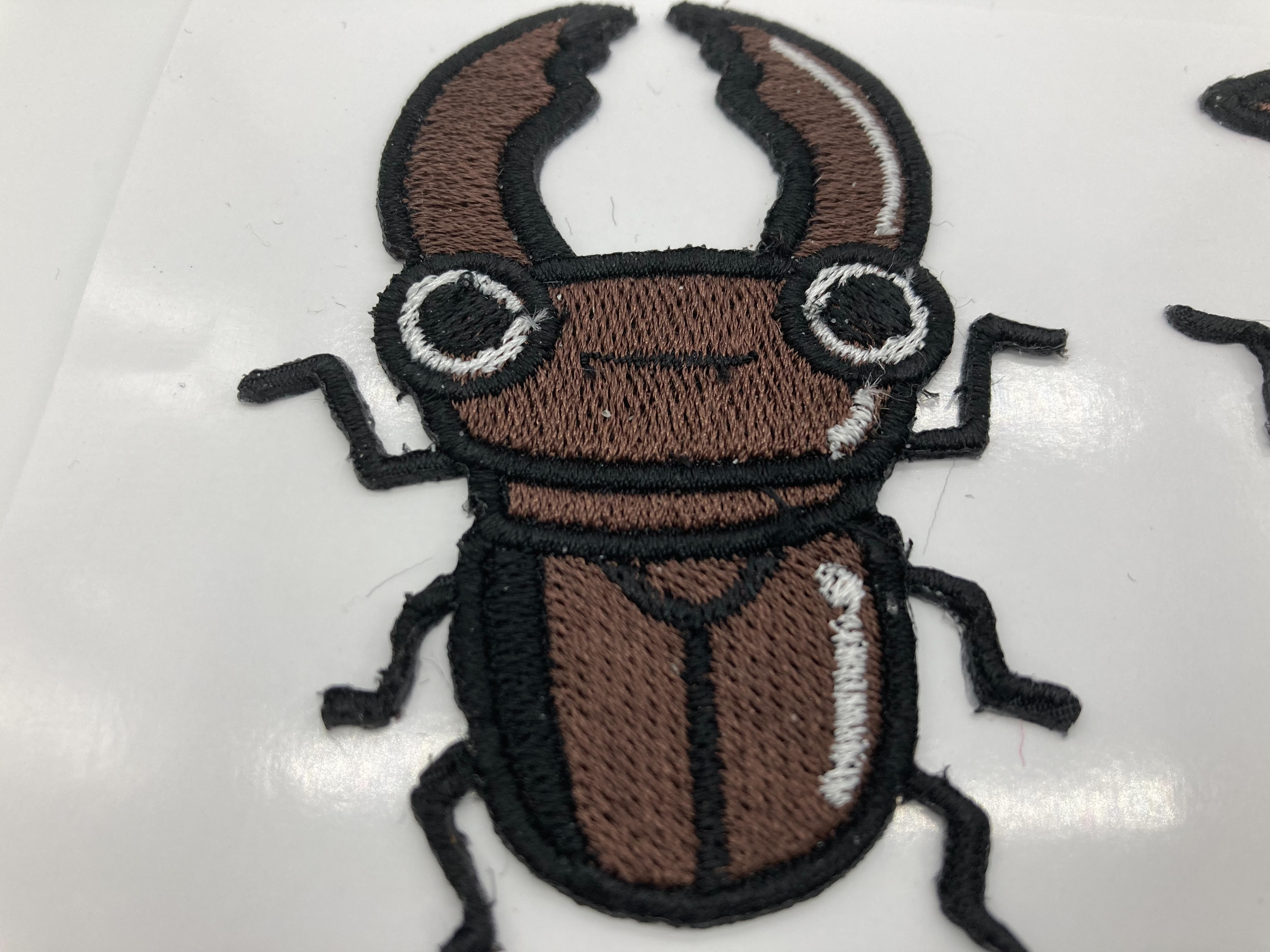 ゆかん【42】心をつかむ！クワガタワッペン　/　昆虫　お名前　カブトムシ ゆかん【42】心をつかむ！クワガタワッペン / 昆虫 お名前