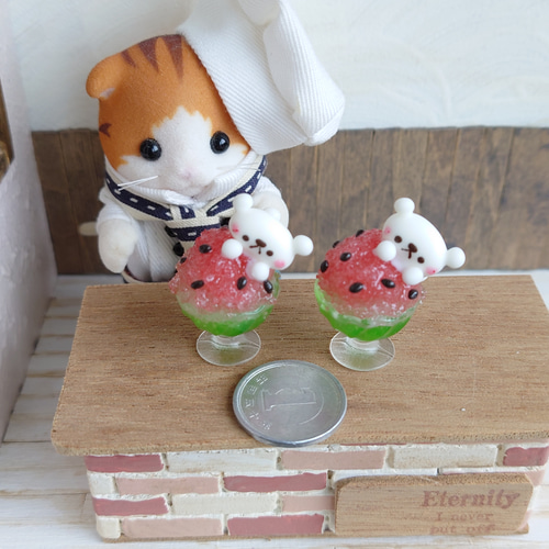 オーダーページ✾しろくまアイスのっけスイカソーダセット オーダーページ✾しろくまアイスのっけスイカソーダセットの通販